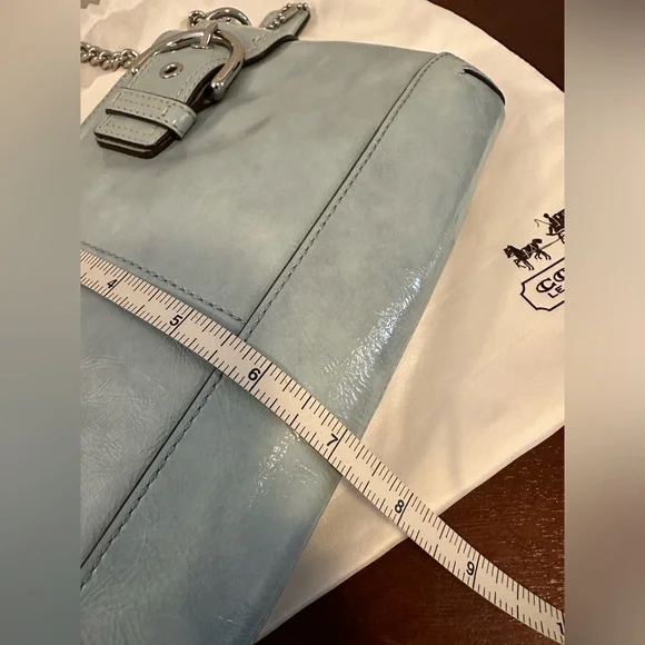 Baby Blue Coach Clutch - Picture 9 of 11